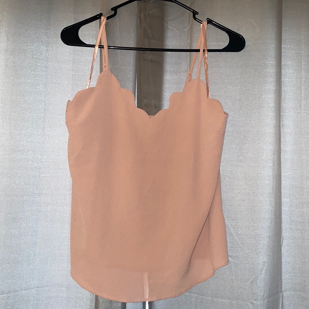Blush tank top